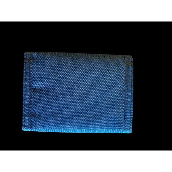 Black Watch Plaid Lined Wallet Black Nylon Vintage 80s 90s Mens Bi Fold - Picture 4 of 9